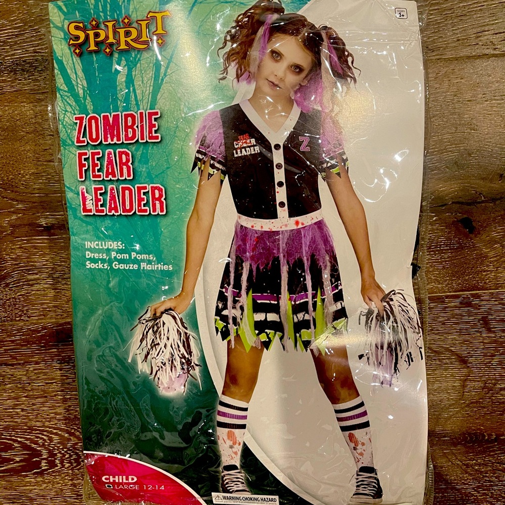 Zombie, fear, leader, costume size large